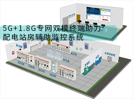 5G+1.8G专网双模终端助力配电站房辅助监控系统